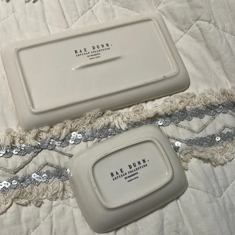 Rae Dunn Glamour ceramic set - Picture 6 of 8